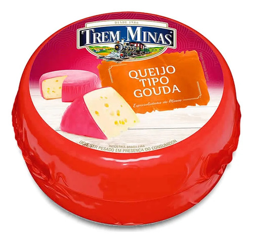 QUEIJO TIPO GOUDA TREM MINAS