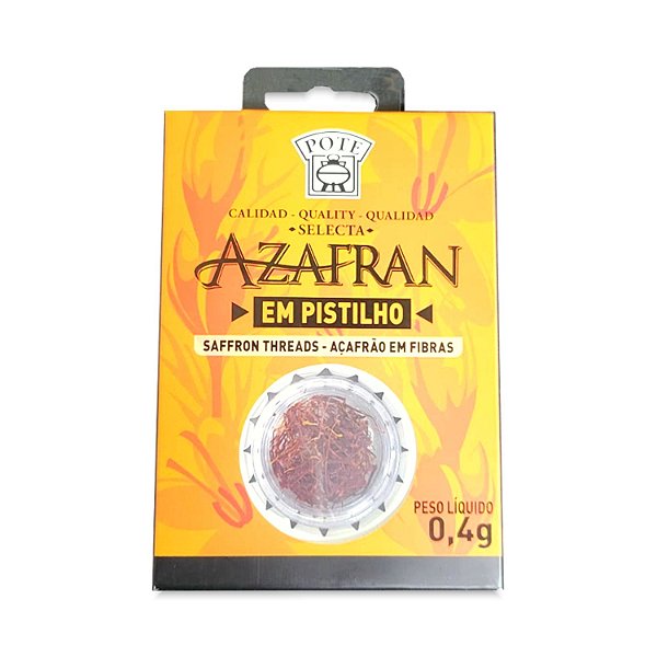 AÇAFRÃO EM ESTIGMAS POTE 0.4G