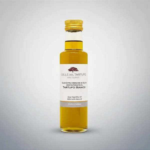 COLLE DEL TARTUFO AZEITE EXTRA VIRGEM COM TRUFA BRANCA E PRETA 250ML