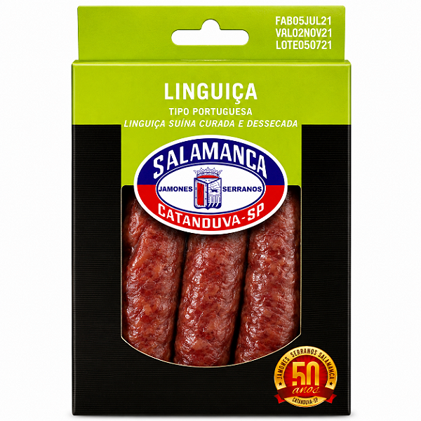 LINGUICA PORTUGUESA SALAMANCA 250G CAIXA 8 UND