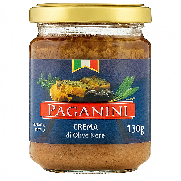 CREME DE AZEITONA PRETA PAGANINI 130G