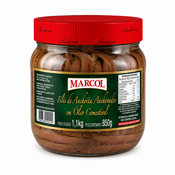 FILES DE ANCHOVAS MARCOL 1,1KG