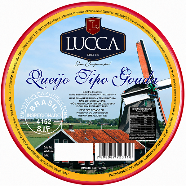 QUEIJO GOUDA LUCCA