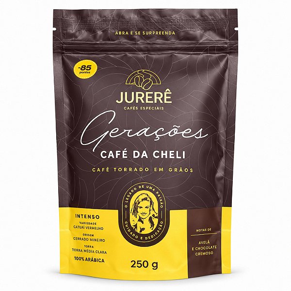 Café Jurerê Gerações Café da Cheli em Grãos 250g
