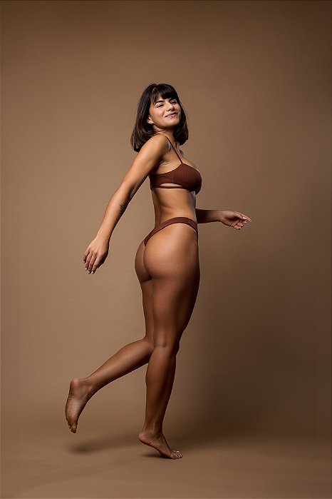 Conjunto Recortes Marrom