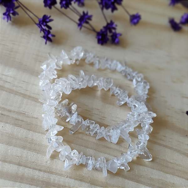 Pulseira Quartzo Cristal; Purificador - Energizador - Intensificador