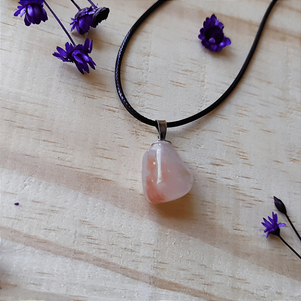 Pingente de Pedra da Lua Marrocos; Sagrado Feminino - Fertilidade - Sensualidade