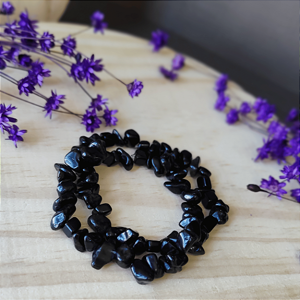 Pulseira Obsidiana; Proteção - Cura Espiritual - Consciência