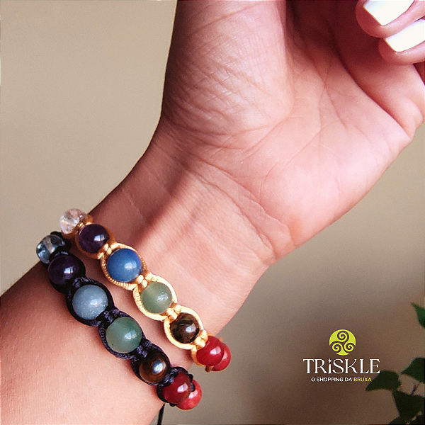 Pulseira Shambala; Chakras