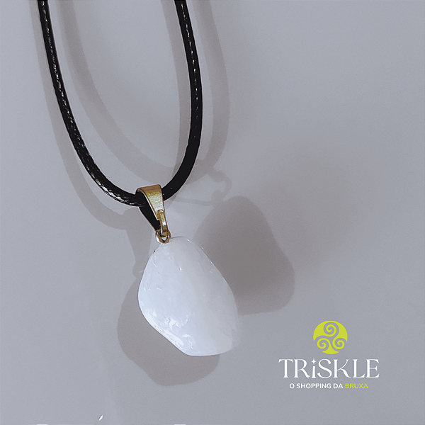 Pingente Quartzo Branco; Cura – Purificação - Acalma