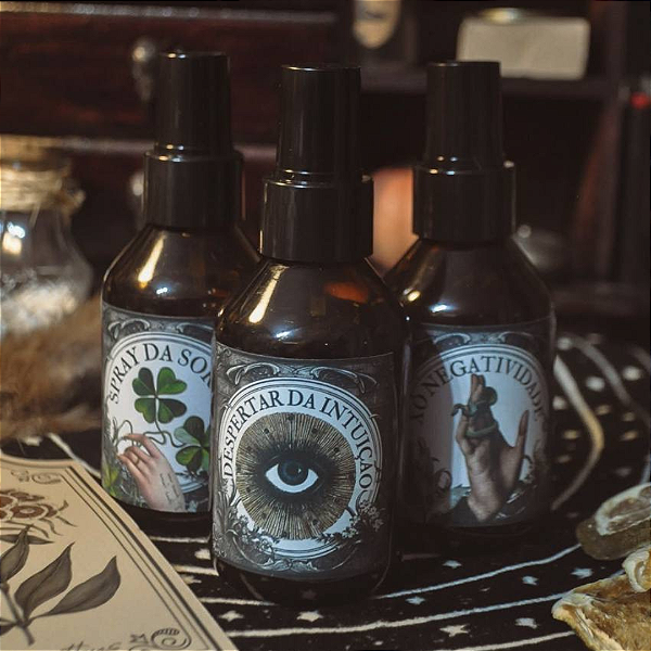 Kit Sprays Energéticos - Sorte - Limpeza - Intuição