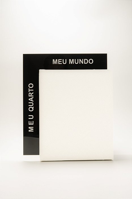 Placa Batente De Porta - Meu Quarto, Meu Mundo