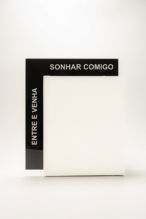 Placa Batente De Porta - Entre E Venha Sonhar Comigo