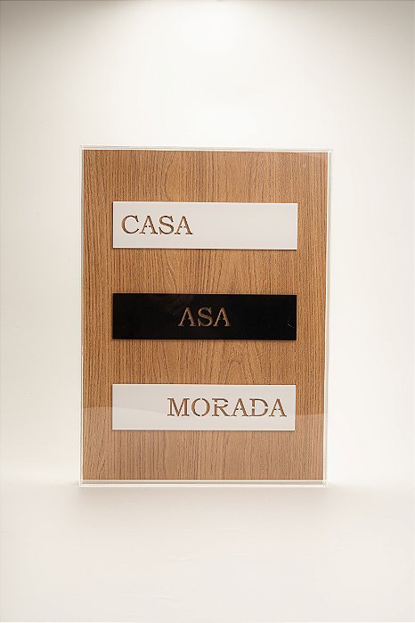Quadro Decorativo - Casa Asa Morada