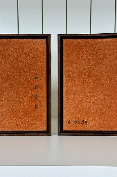 Duplo Quadro - Vida É Arte, Arte É vida
