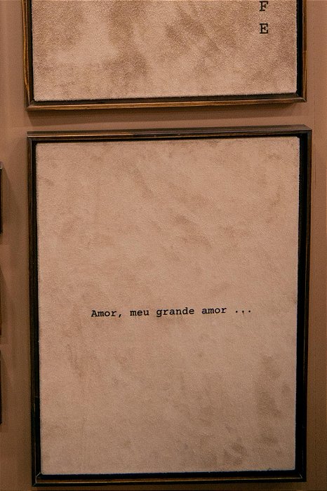 Quadro Em Camurça - Amor, Meu Grande Amor...