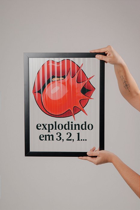 Quadro - Explodindo Em 3, 2, 1...