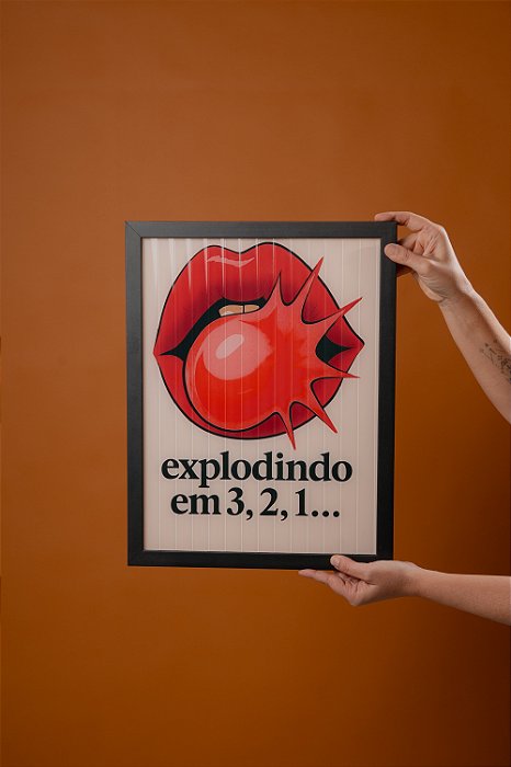 Quadro Off - Explodindo Em 3, 2, 1...