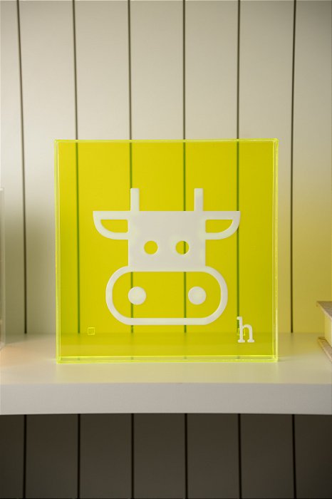 Quadro Neon - Vaca H