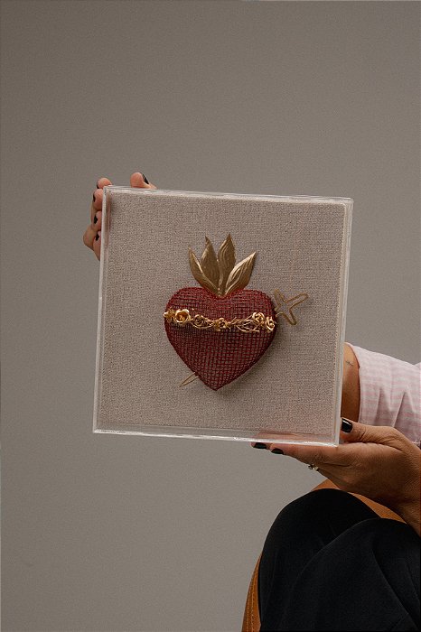 Quadro Em Acrílico - Imaculado Coração de Maria