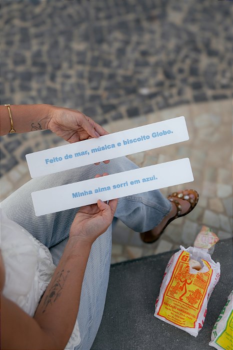 Placa Branca - Feito De Mar, Música E Biscoito Globo