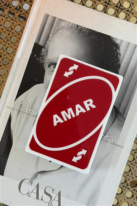 Carta Amar Reverso Vermelha