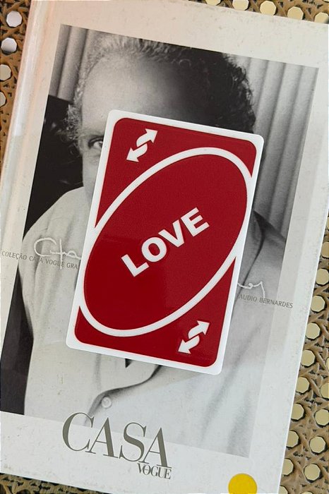 Carta Love Reverso Vermelha
