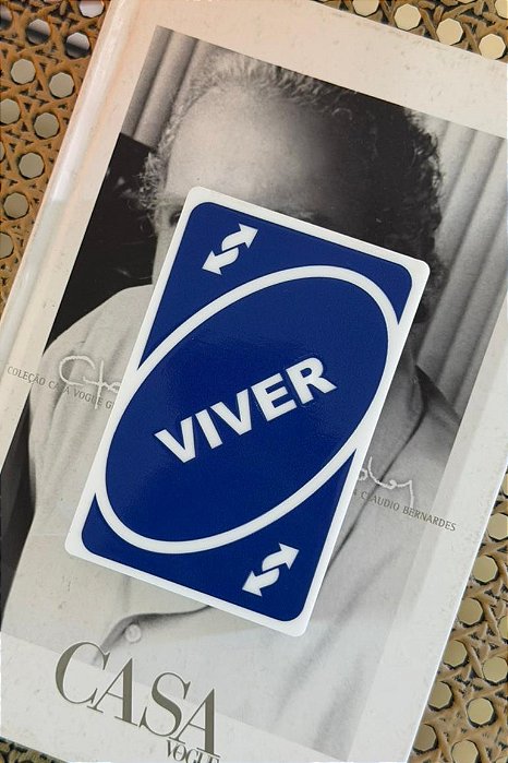 Carta Viver Reverso Azul