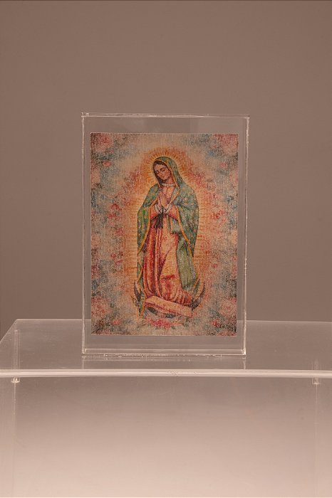 Quadro em Acrílico Nossa Senhora de Guadalupe em Aquarela
