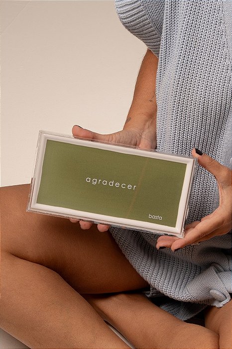 Quadro em Acrílico Azulejo Verde - Agradecer