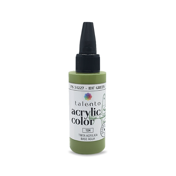 ACRYLIC COLOR 104 FS34227 IDF GREEN 30ML UND