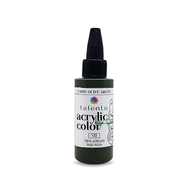 ACRYLIC COLOR 122 CAMO OLIVE GREEN 30ML UND