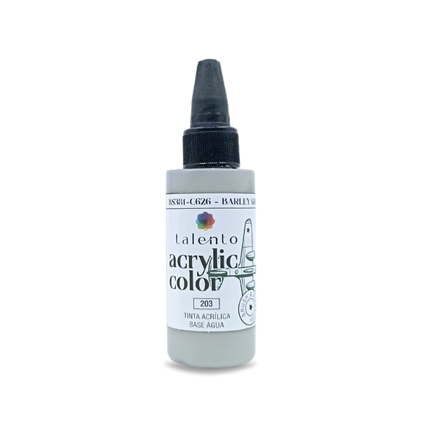 ACRYLIC COLOR 203 BS381/C626 BARLEY GREY 30ML UND