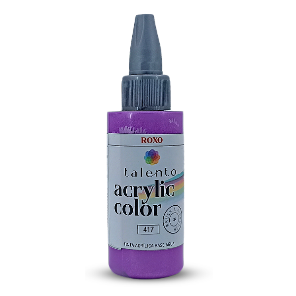 ACRYLIC COLOR 417 ROXO METÁLICO 30ML UND