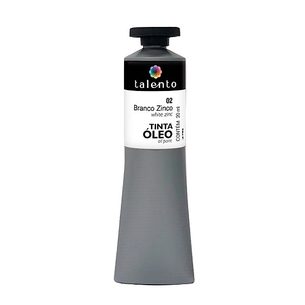 TINTA OLEO 20ML 02 BRANCO ZINCO UND