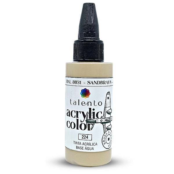 ACRYLIC COLOR 224 SANDBRAUN F9 RAL8031 30ML UND