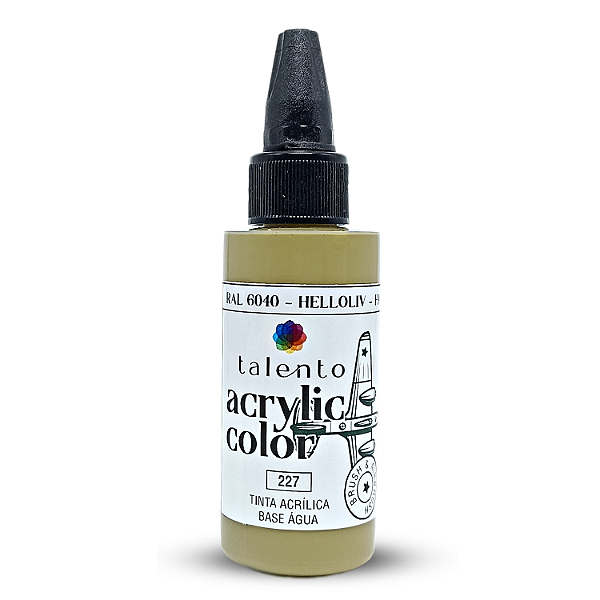 ACRYLIC COLOR 227 HELLOLIV F9 RAL 6040 30ML UND