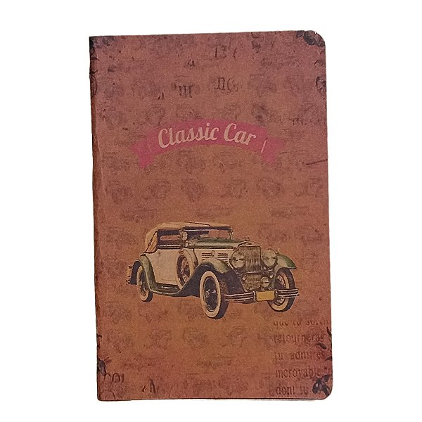 CADERNETA CLASSIC CAR 1 - 24 FOLHAS - UND