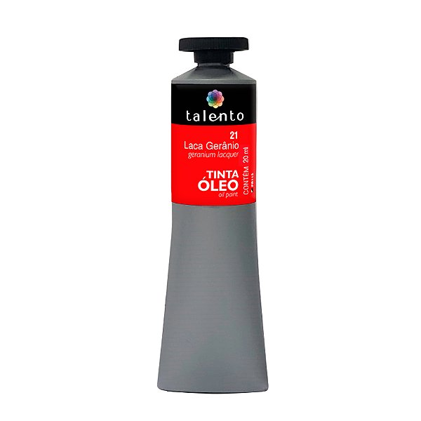 TINTA OLEO 20ML 21 LACA GERANIO UND