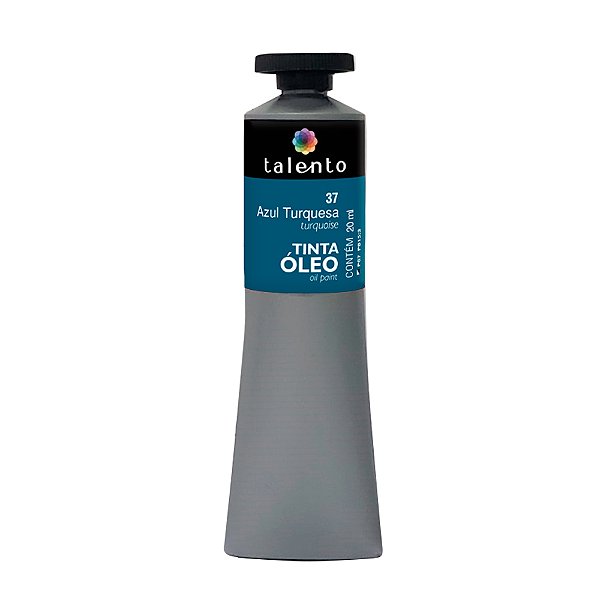 TINTA OLEO 20ML 37 AZ. TURQUESA UND