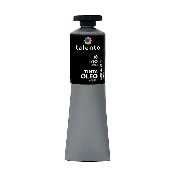TINTA OLEO 20ML 80 PRETO UND