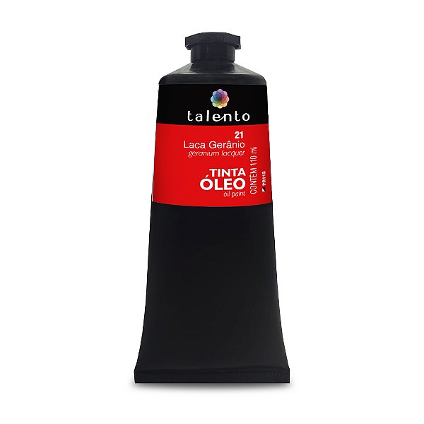 TINTA OLEO 110ML 21 LACA GERANIO UND