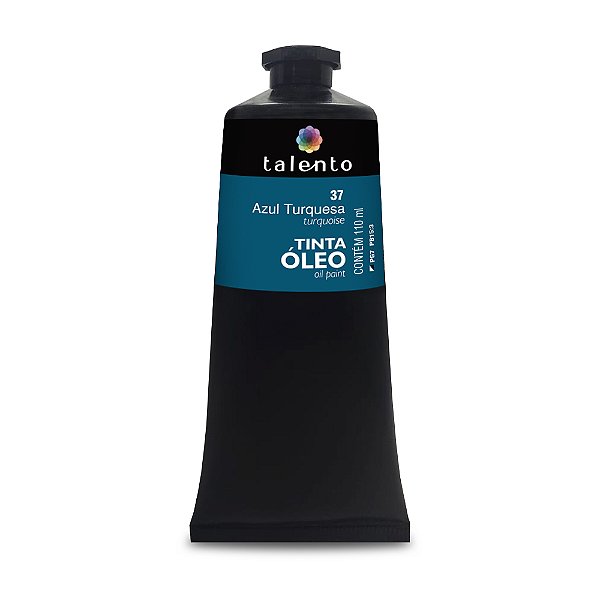TINTA OLEO 110ML 37 AZUL TURQUESA UND