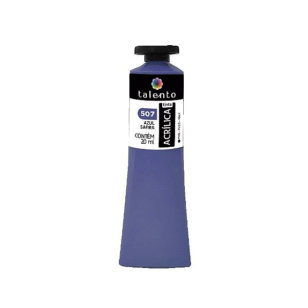 TINTA P/TELA 20ML 507 AZUL SAFIRA UND