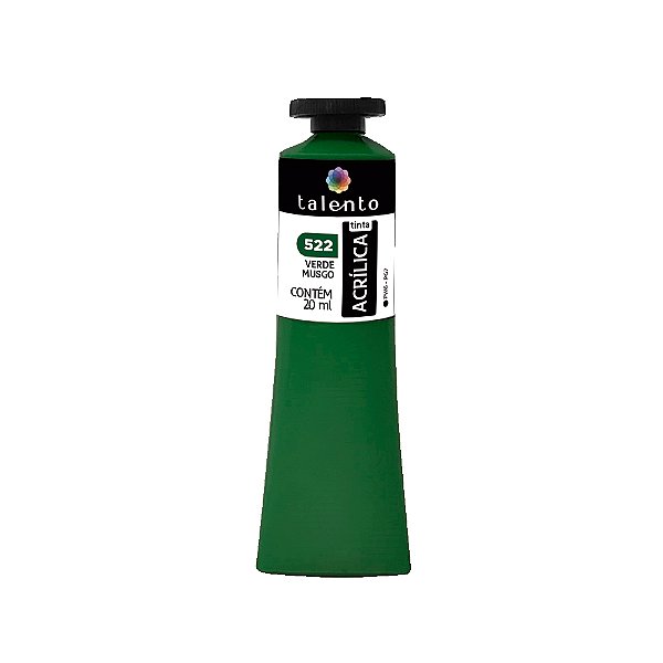 TINTA P/TELA 20ML 522 VERDE MUSGO UND