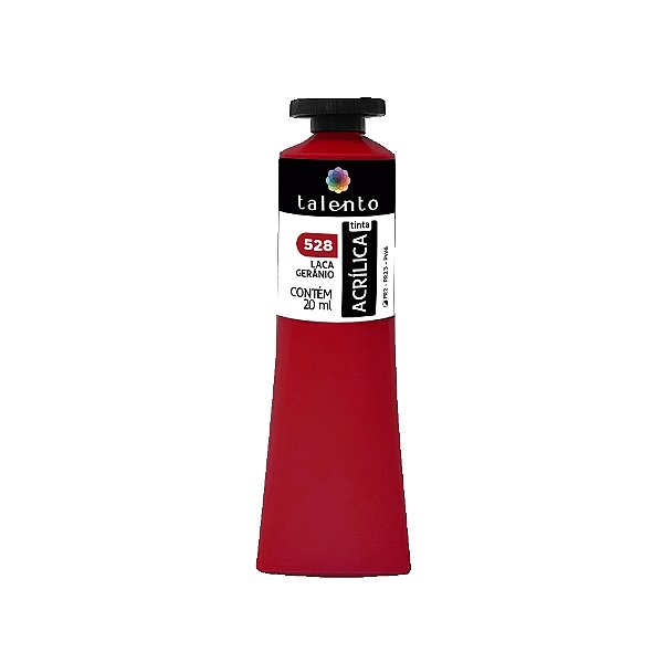 TINTA P/TELA 20ML 528 LACA GERÂNIO UND