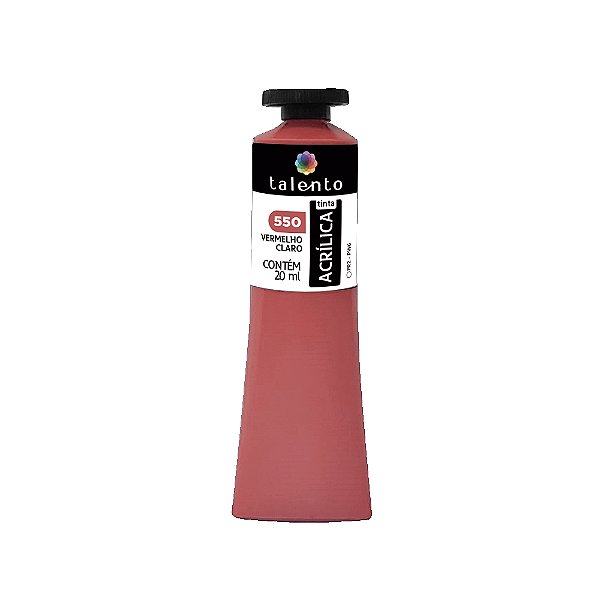 TINTA P/TELA 20ML 550 VERM.CLARO UND
