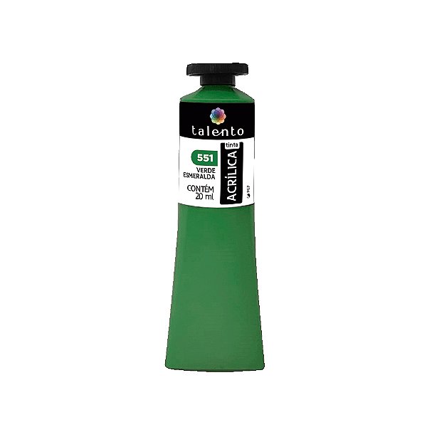 TINTA P/TELA 20ML 551 VERDE ESMERALDA UND
