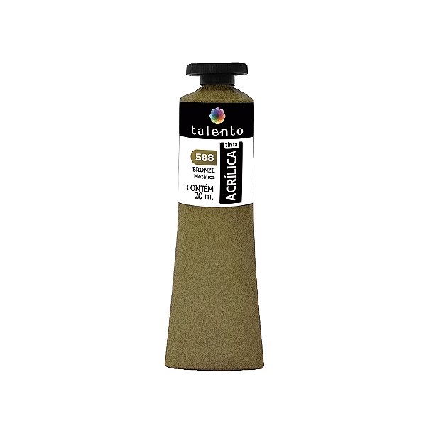 TINTA P/TELA 20ML MET. 588 BRONZE UND