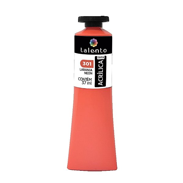 TINTA P/TELA 37ML 301 LARANJA NEON UND